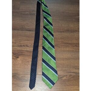 Tommy Hilfiger Silk Necktie Striped & Polka Dot Business Career‎